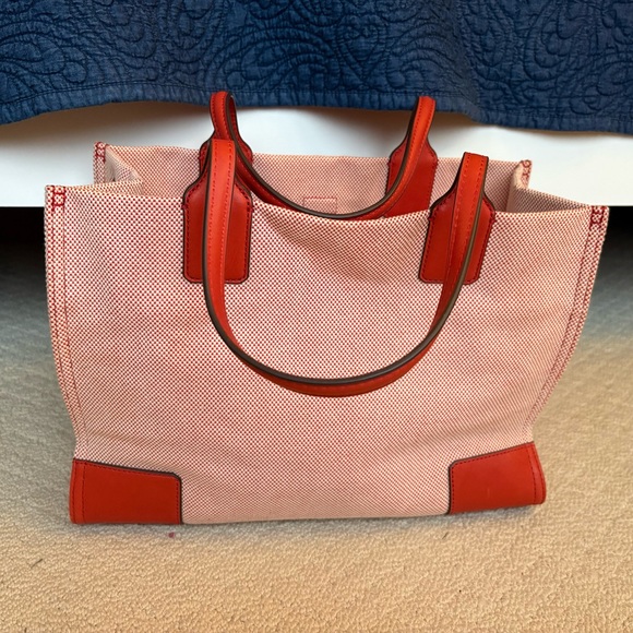 Tory Burch Small Ella Tote - Red - Picture 3 of 7